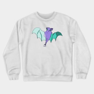 Pastel Bat Crewneck Sweatshirt